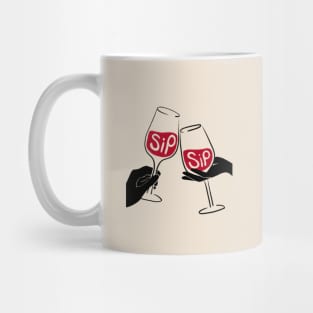 Sipping Wine Mug